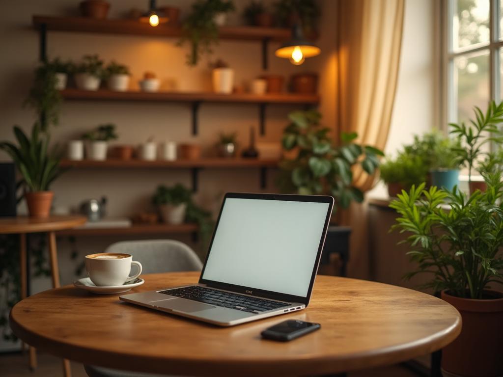 Cozy workspace